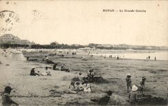 CPA Royan La Grande conche Enfants