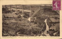 CPA Viaduc de Garabit Long Haut L'une des Oeuvres d'art les plus Grandioses de l'Europe