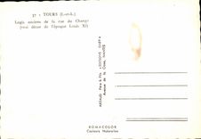 Old CPSM Tours Home of the street of the Exchange