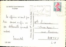 CPSM La Baule the beach