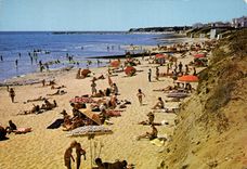 CPSM La Vendee Touristique Jard Sur Mer la plage