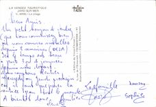 CPSM La Vendee Touristique Jard Sur Mer la plage