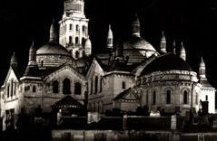CPSM Perigueux la Nuit La Cathedrale Saint Front
