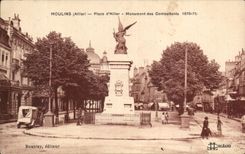 CPA Moulins Place of Allier Monument of the Combatants