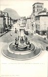CPA Grenoble La Place Notre Dame et la Monument du Centenaire