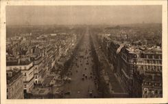 CPA Les Petits Tableaux De Paris Avenue des Champs Elysees