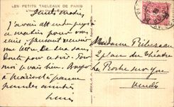 CPA Les Petits Tableaux De Paris Avenue des Champs Elysees