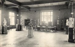 CPA Paris Insitut Pasteur la Bibliotheque