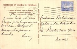 CPA Splendeurs Et Charmes De Versailles Le Chateau et le parc vus a vol