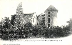 Dauphine CPA Ruins of the castle or was born the Knight Bayard 1475 1524