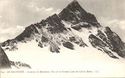 CPA the Dauphine Climbing of the belledonne Seen on the Large Lance of the Collar of the Stick