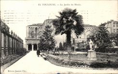CPA Toulouse el jardin del museo