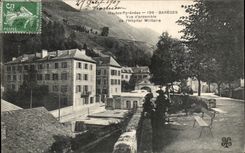 CPA the High Pyrenees Bareges Overall picture Of the Militaria Military hospital