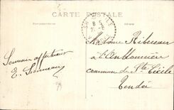 CPA the High Pyrenees Bareges Overall picture Of the Militaria Military hospital