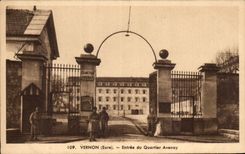 CPA Vernon Entrance of the District Avenay Militaria