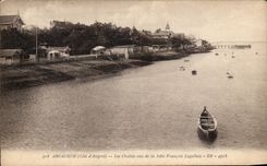 CPA Arcachon Les Chalets vus de la Jetee Francois Legallais