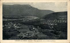 CPA Field On Drac View And the Valley Of Drac