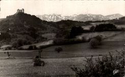 CPSM Murol the castle And Mountain Known Sancy