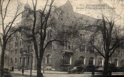 CPA Dusseldore Service Telegraphique De l'Armee Militaria 