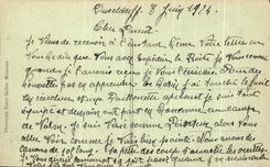 CPA Dusseldore Service Telegraphique De l'Armee Militaria