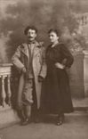 CARTE PHOTO Femme Folklore Solda tmilitaria 