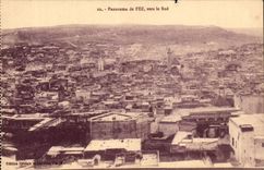 CPA Panorama de Fez vers le Sud Maroc 