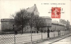 CPA Nantes the Castle dimensions Quay
