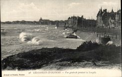 d'Olonne Vision de los Sables de CPA durante el tempele