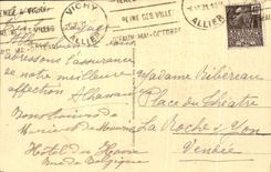 CPA Vichy the Bridge on I' Allier