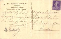 Paladar de CPA Avignon del patio de papas Main