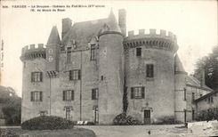 CPA Vendee Le Boupere Chateau Du Fief Milon