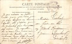 Entrada de CPA Avranches de la ciudad