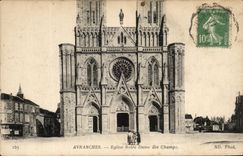 CPA Avranches Notre Dame Church de los campos