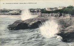 CPA Environs de Royan Grosse Mer a Pontaillac