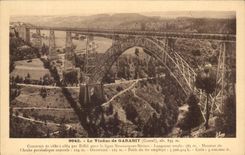 CPA Le Viaduc de Garabit Construit par Eiffel