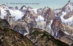 CPA Pavillon Mont Frety et Chaine du Mont Blanc