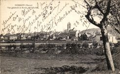 CPA Dormans View and Road of Vincelles