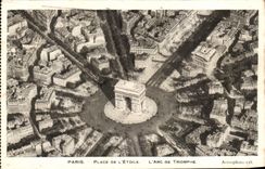 CPA Paris coloca Etoile Arc De Triomphe