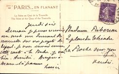 CPA Paris While Strolling the Seine with the Quay of the Small tower Barge