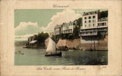 CPA Dinard La Cale vers Brice a Brac Hotel Bellevue