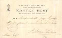 CPA Bretana el puente del cristal cercano de Champeaux