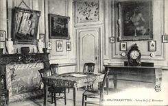 CPA Charmettes Living room of Rousseau