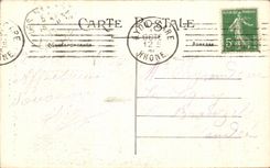 CPA Lyon Places Bellecour Statue of Louis XIV and the slope of Fourviere