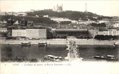 CPA Lyon Law courts the Bridge and Fourviere