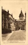 CPA Besancon Les Bains Theatre Romain Porte Noire et Au Fond Cathedrale St Jean 