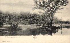 CPA Pau the lake of the Beaumont park