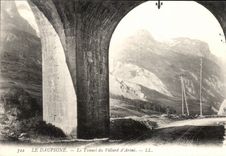 CPA Dauphine the Tunnel of Villard d' Arene