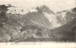 CPA Mountain of Oisans Low register and Meije
