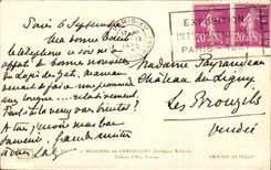 CPA Madonna Del Cardellino Galleria Uffizi Firenze