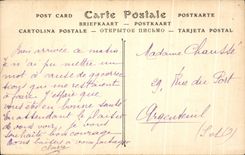 CPA Mantes Ile Notre Dame l'Allee des Platanes